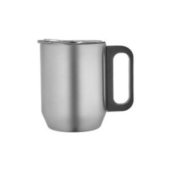 Paslanmaz Çelik Kupa Bardak - Krom - 350 ml - 5354 - Halk Kitabevi