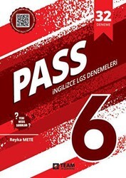 TEAM Elt Publishing PASS 6 - 32 Adet Yeni Nesil LGS Deneme Sınavı - TEAM Elt Publishing