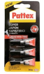 Pattex-Süper Japon Mini Trio 1G - 3` - Pattex