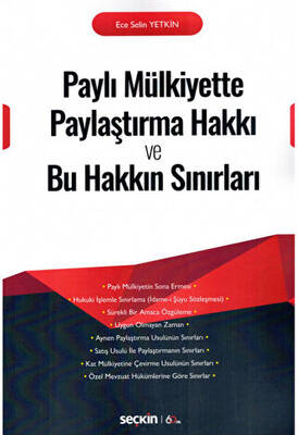 Paylı Mülkiyette Paylaştırma Hakkı ve Bu Hakkın Sınırları - 1