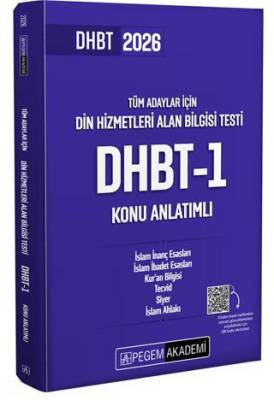 2026 Din Hizmetleri Alan Bilgisi Testi DHBT-1 Konu Anlatımlı - 1