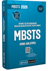 2026 GYS Diyanet İşleri Başkanlığı Mesleki Bilgiler Seviye Tespit Sınavı MBSTS Konu Anlatımlı - Pegem Akademi Yayıncılık