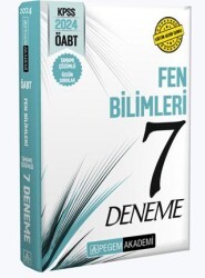 Pegem Akademi Yayıncılık KPSS ÖABT Fen Bilimleri Tamamı Çözümlü 7 Deneme - Pegem Akademi Yayıncılık