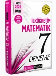 Pegem Akademi Yayıncılık 2024 KPSS ÖABT İlköğretim Matematik Öğretmenliği Tamamı Çözümlü 7 Deneme - Pegem Akademi Yayıncılık