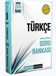 Pegem Akademi Yayıncılık 2024 KPSS ÖABT Türkçe Tamamı Çözümlü Soru Bankası - Pegem Akademi Yayıncılık