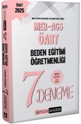 2025 MEB-AGS-ÖABT Beden Eğitimi Öğretmenliği Tamamı Çözümlü 7 Deneme - Pegem Akademi Yayıncılık
