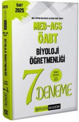 2025 MEB-AGS-ÖABT Biyoloji Öğretmenliği Tamamı Çözümlü 7 Deneme - Pegem Akademi Yayıncılık