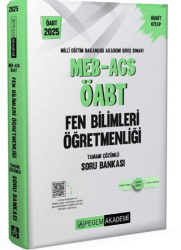 Pegem Akademi Yayıncılık 2025 MEB-AGS-ÖABT Fen ve Teknolojii Öğretmenliği Tamamı Çözümlü Soru Bankası - Pegem Akademi Yayıncılık