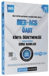 Pegem Akademi Yayıncılık 2025 MEB-AGS-ÖABT Kimya Öğretmenliği Tamamı Çözümlü Soru Bankası - Pegem Akademi Yayıncılık