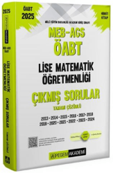 Pegem Akademi Yayıncılık 2025 MEB-AGS-ÖABT Lise Matematik Öğretmenliği Çıkmış Sorular - Pegem Akademi Yayıncılık