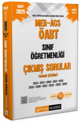 2025 MEB-AGS-ÖABT Sınıf Öğretmenliği Tamamı Çözümlü Çıkmış Sorular - Pegem Akademi Yayıncılık