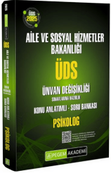 Pegem Akademi Yayıncılık 2025 ÜDS Aile ve Sosyal Hizmetler Bakanlığı Ünvan Değişikliği Sınavlarına Hazırlık Konu Anlatımlı Soru Bankası Psikolog - 1