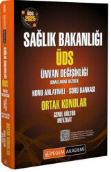 Pegem Akademi Yayıncılık 2025 ÜDS Sağlık Bakanlığı Ünvan Değişikliği Sınavlarına Hazırlık Konu Anlatımlı Soru Bankası Ortak Konular Genel Kültür Mevzuat - 1