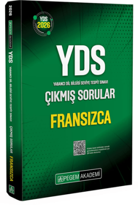 Pegem Akademi Yayıncılık 2025 YDS Fransızca Çıkmış Sorular - 1