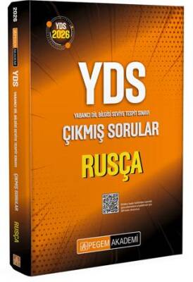 Pegem Akademi Yayıncılık 2025 YDS Rusça Çıkmış Sorular - 1