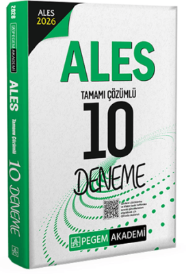 2026 ALES Tamamı Çözümlü 10 Deneme - 1