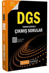2026 DGS Çıkmış Sorular Tamamı Çözümlü - Pegem Akademi Yayıncılık