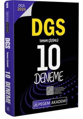 2026 DGS Tamamı Çözümlü 10 Deneme - 1