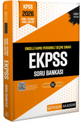 Pegem Akademi Yayıncılık 2026 E-KPSS Engelli Kamu Personeli Seçme Sınavı Soru Bankası - 1