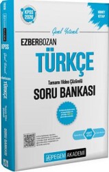 Pegem Akademi Yayıncılık 2026 KPSS Genel Yetenek Genel Kültür Ezberbozan Türkçe Tamamı Video Çözümlü Soru Bankası - 1