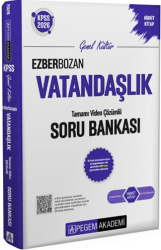 Pegem Akademi Yayıncılık 2026 KPSS Genel Yetenek Genel Kültür Ezberbozan Vatandaşlık Tamamı Video Çözümlü Soru Bankası - 1