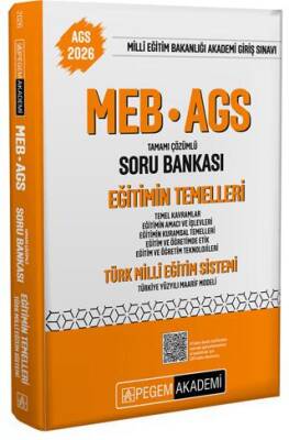 2026 MEB-AGS Eğitimin Temelleri Soru Bankası - 1
