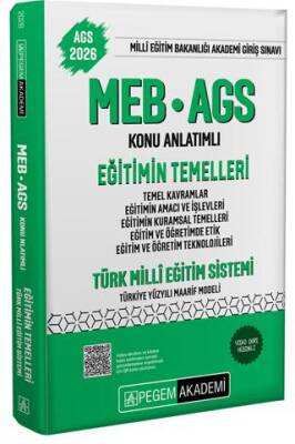 2026 MEB-AGS Konu Anlatımlı Eğitimin Temelleri - 1