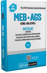 2026 MEB-AGS Konu Anlatımlı Mevzuat - Pegem Akademi Yayıncılık