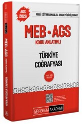 2026 MEB-AGS Konu Anlatımlı Türkiye Coğrafyası - 1