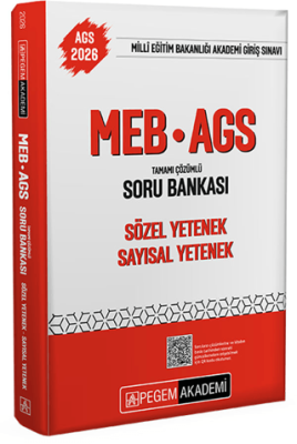 2026 MEB-AGS Soru Bankası Tamamı Çözümlü Sözel Yetenek Sayısal Yetenek - 1