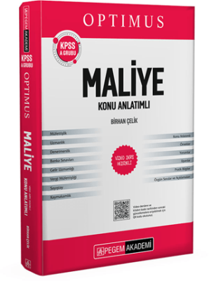 KPSS A Grubu Optimus Maliye Konu Anlatımı - 1