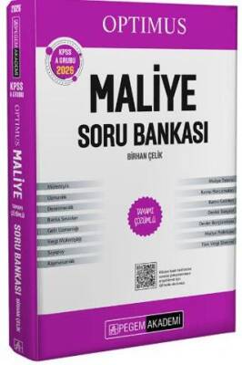 2026 KPSS A Grubu Optimus Maliye Tamamı Çözümlü Soru Bankası - 1