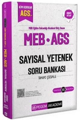 MEB AGS Kim Korkar Sayısal Yetenek Soru Bankası Tamamı Çözümlü - 1