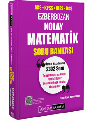 AGS KPSS ALES DGS Kolay Matematik Soru Bankası - 1