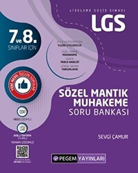 Pegem Akademi Yayıncılık Pegem Yayınları 8. Sınıf LGS Sözel Mantık Muhakeme Soru Bankası - 1