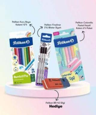 Pelikan Boyama Seti - Silgi Hediyeli - 1