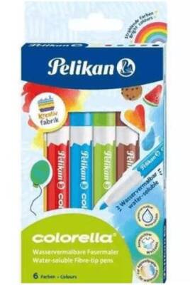 Pelikan Colorella Suda Çözünür Keçeli Kalem 6lı Kutu - 1