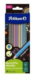 Pelikan Metalik Renkler 10lu Kuru Boya - Pelikan