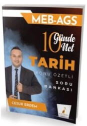 Pelikan Tıp Teknik Yayıncılık MEB AGS 10 Günde 10 Net Tarih Konu Özetli Soru Bankası - 1