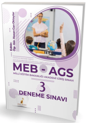 Pelikan Tıp Teknik Yayıncılık MEB - AGS Hazırlık 3 Deneme Sınavı - 1