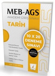 Pelikan Tıp Teknik Yayıncılık MEB - AGS Hazırlık Tarih 10x20 Tamamı Dijital Çözümlü Deneme Sınavı - 1