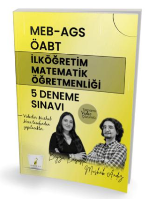 MEB - AGS ÖABT İlköğretim Matematik Öğretmenliği 5 Deneme Sınavı Tamamı Video Çözümlü - 1