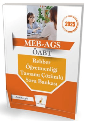 Pelikan Tıp Teknik Yayıncılık MEB - AGS ÖABT Rehber Öğretmenliği Tamamı Çözümlü Soru Bankası - 1
