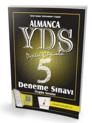 YDS Almanca Dijital Çözümlü 5 Deneme Sınavı - Pelikan Tıp Teknik Yayıncılık