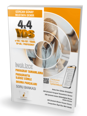 YDS İngilizce 4x4 Paragraf Tamamlama Paragrafta İlgisiz Cümle Okuma Parçaları Soru Bankası - 1