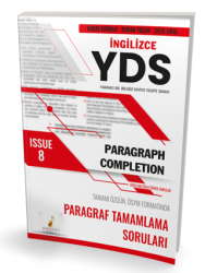 Pelikan Tıp Teknik Yayıncılık YDS İngilizce Paragraph Completion Issue 8 - Pelikan Tıp Teknik Yayıncılık