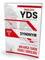 YDS İngilizce Synonym Issue 6 - Pelikan Tıp Teknik Yayıncılık