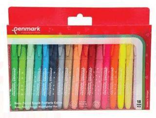 Penmark Kalem Tipi Fosforlu Kalem 18 Li Bristol Neon+Pastel+Tropik - 1