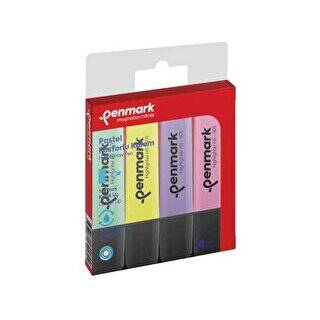 Penmark Pastel Fosforlu Kalem 4 Renk Karışık - 1