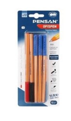 Pensan 1010 Tükenmez Kalem 1 Mm 10Lu Blister - Pensan